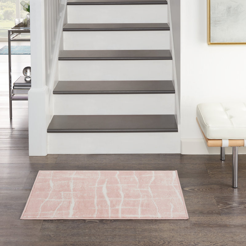 Tapis moderne rose, Rectangle 2 pi x 3 pi