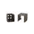 Support universel pour porte-gobelets en acier Fe26 1 po