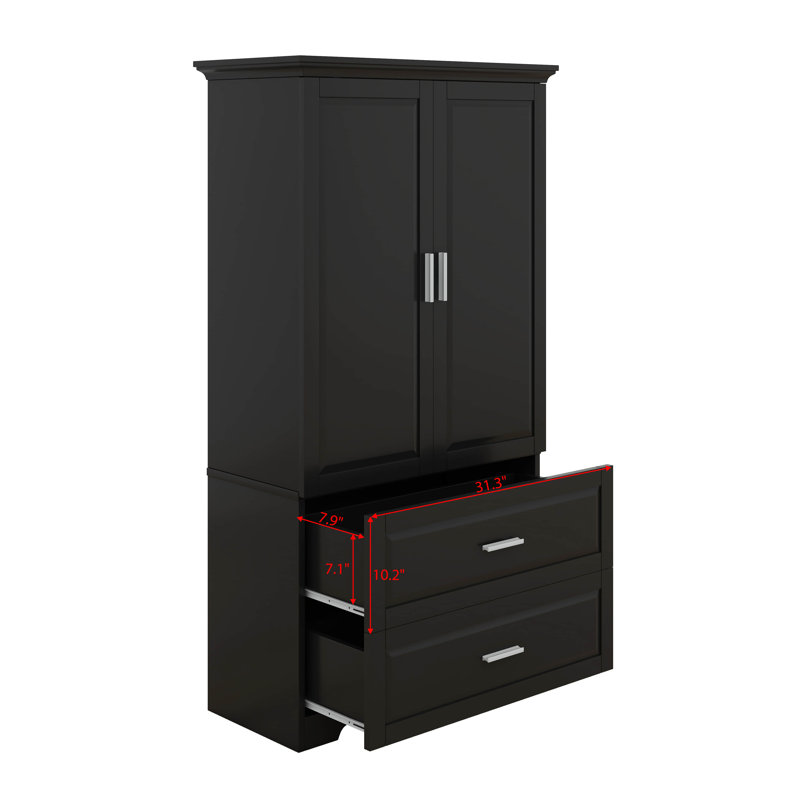 Grande armoire de rangement pour salle de bain avec tablette réglable, deux portes et tiroirs