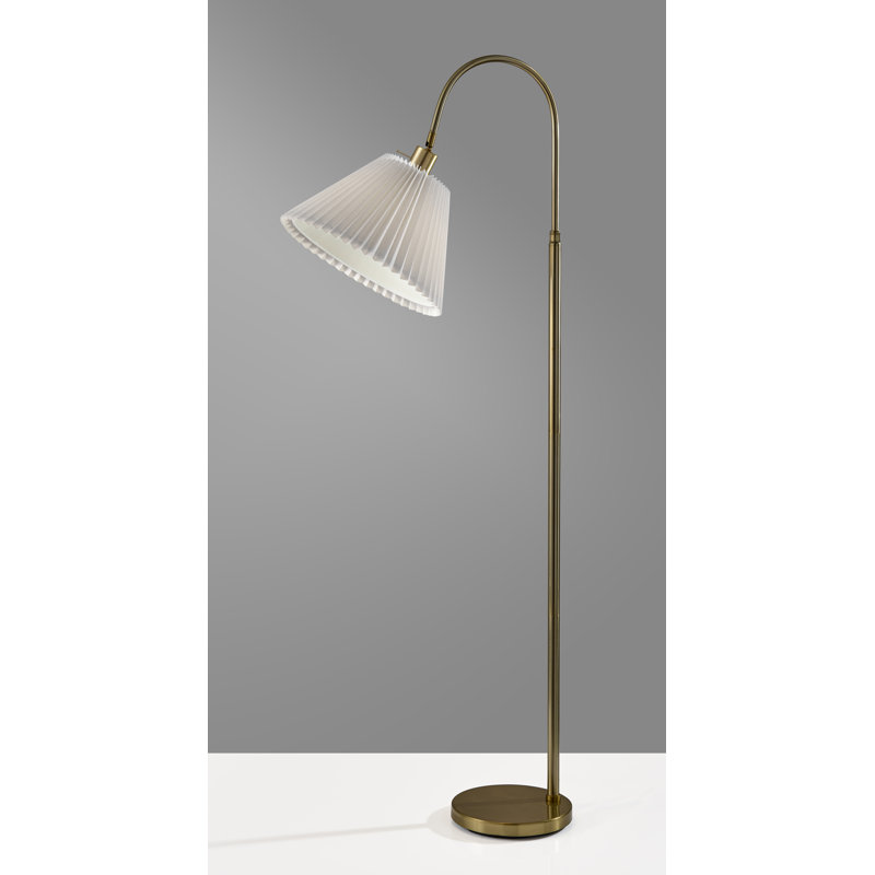 Lampe sur pied Thalia, Brun