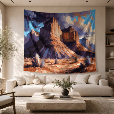 Southwestern Landscapes Mountain Ridge 115 Wall Tapestry