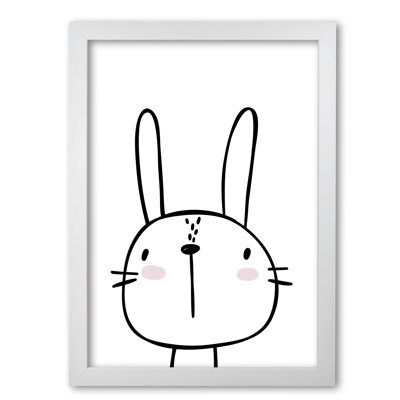 White Bunny - Painting