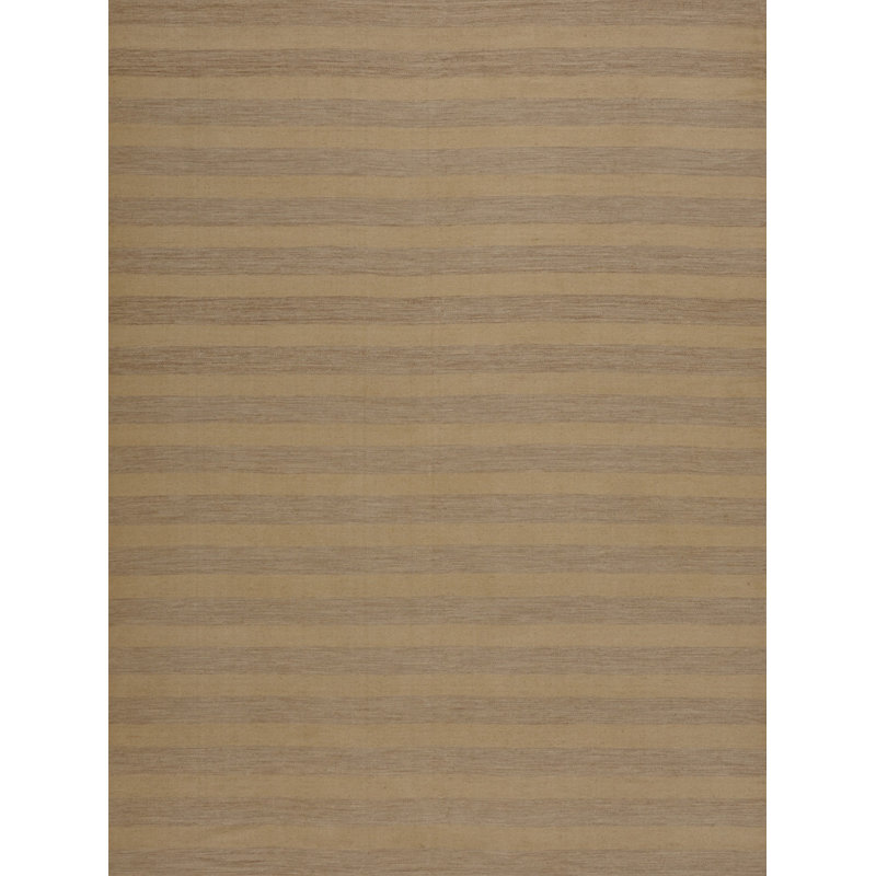 Striped Area Rug in Brown