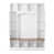 Blanc / Brun est en rupture de stock