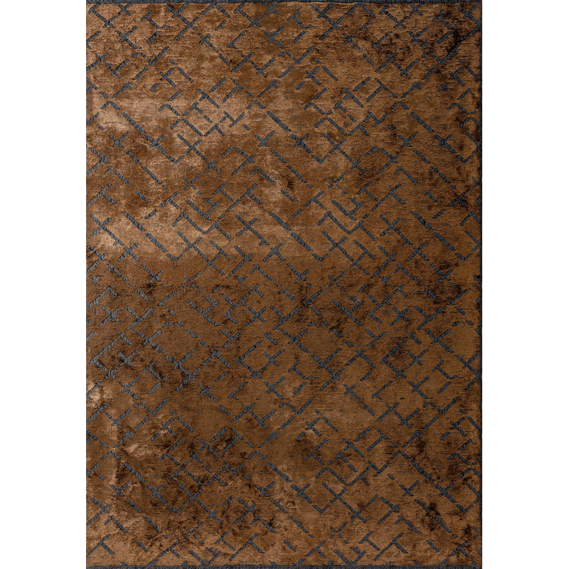 Contemporary Abstract Geometric, Rectangle 6'7" x 8'3"