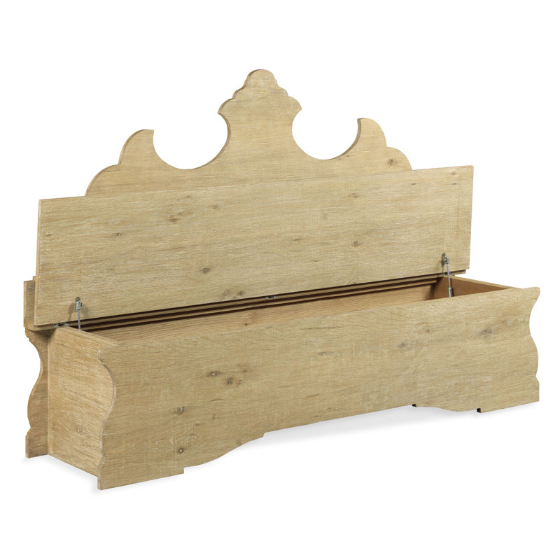 Banc de rangement en bois Folk