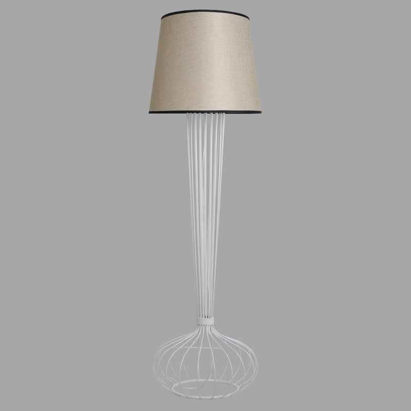 Quang 160cm Novelty Floor Lamp, Light Brown, White