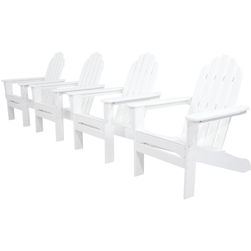Ensemble Adirondack POLYWOOD Classics 4 pièces, Blanc