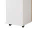 Chariot pour îlot de cuisine avec armoire à 2 portes et trois tiroirs, largeur de 43,31 pouces avec support à épices, porte-serviettes-1643046284