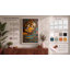 Gilded Buddha Contemplation Japandi 1 Piece Wrapped Canvas Wall Art-136741481-136741483