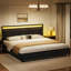 Lit plateforme tapissier avec rangement à 2 tiroirs Antioch-2143374654-2132664690