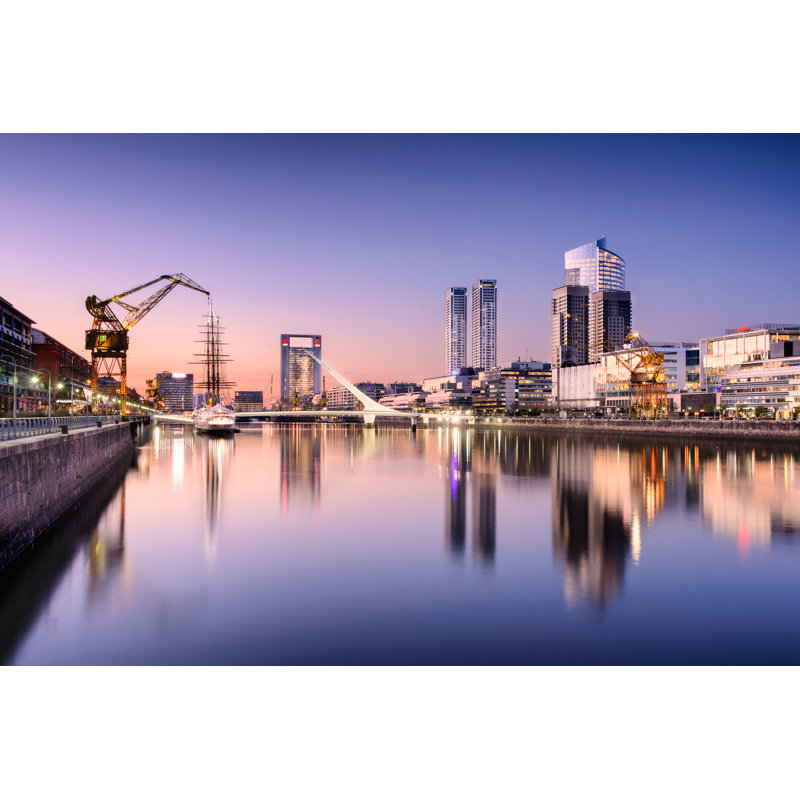 Puerto Madero by Grimka - Wrapped Canvas Print, 30cm H x 46cm W