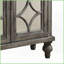 Table basse luxueuse rustique vieillie avec rangement à 2 portes qui s'harmonise avec plusieurs styles d'intérieur pour le salon