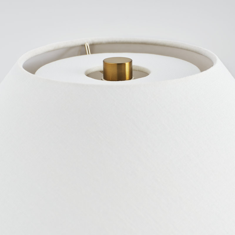 Veneto Table Lamp, 18.5" H x 19.5" W x 19.5" D, Matte Concrete