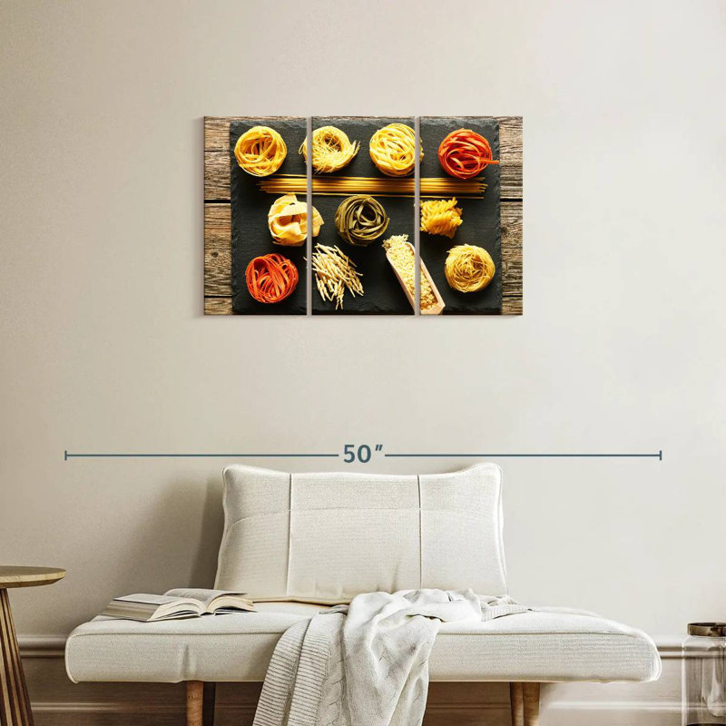 Yarlin Pasta, 20" H x 33" W