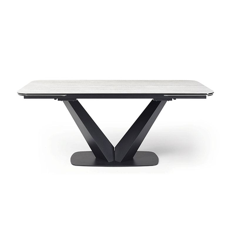 8819 Dining Table, 30"H x 63"L x 35"W, Black