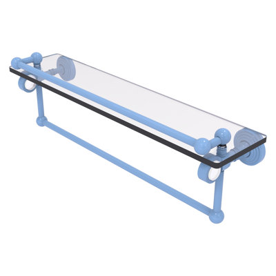 Pacific Grove Floating Shelf with Towel Bar