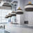 1 - Light Black/White Single Pendant-64714193