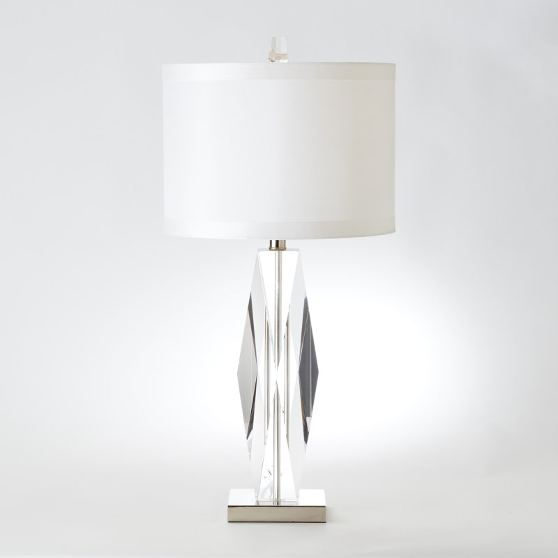Lampe en cristal à facettes