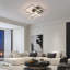Square 60Cm LED Flush Mount With Remote
