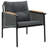  Balcony Furniture Set Black