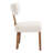  Upholstered Solid Wood Dining Chair Side Chair with Curved Backrest-110036792-110036791