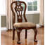 Ensemble de 2 chaises d'appoint rembourrées Elana