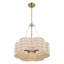 Lustre tambour 20 po Coastal Boho