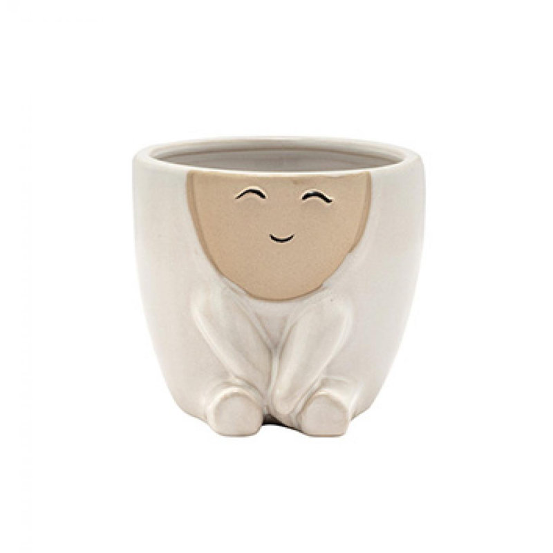 Petit pot à fleurs Happy Happy