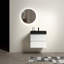 Meuble-lavabo mural moderne avec lavabo une pièce sans drain ni robinet
