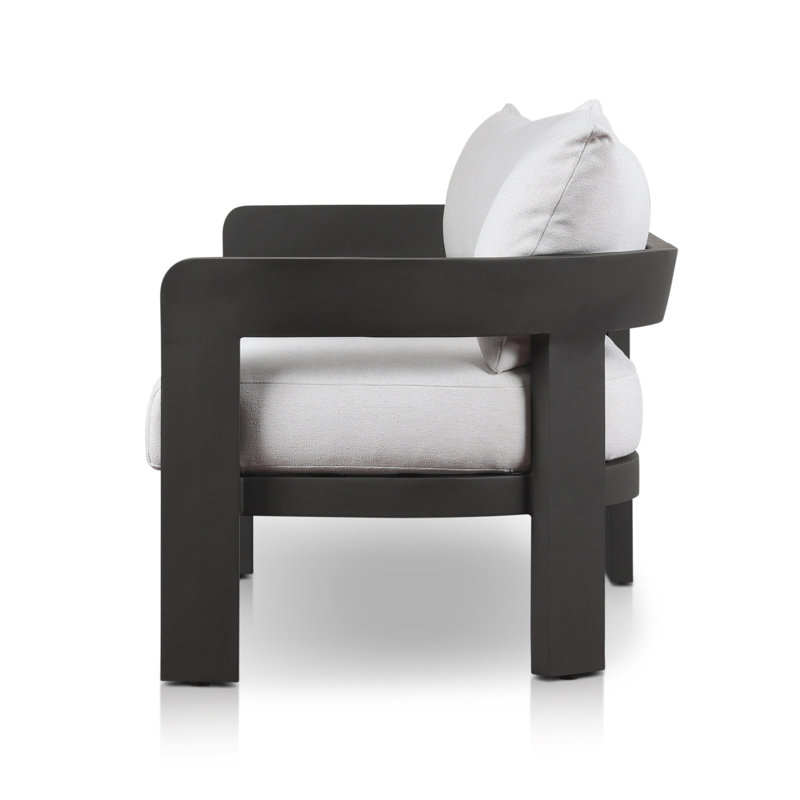 Jackson Outdoor Metal Sofa-96"-Alessi Linen, Alessi