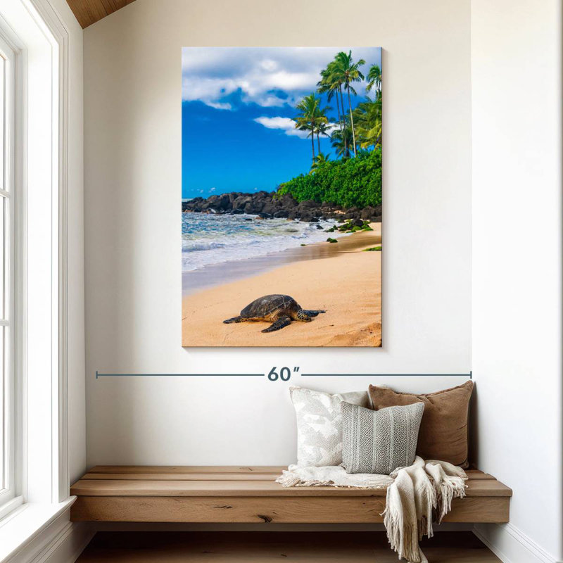 Brampt Honu Sea Turtle, 48" H x 32" W