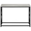 Bedroom Accent In Grey Laminate - Black Metal Frame, Modern Design Table For Decorative Items Laminate,