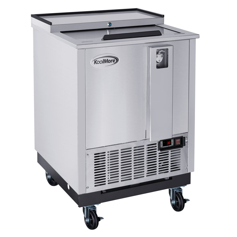 KoolMore 26.4 " W Freestanding 63 Cans (12 oz.) 4.9, Stainless Steel