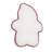 Gingerbread Man Shaped Throw Pillow 17" x 12"