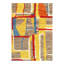 Tapis en laine de couleur agneau unique 9 pi 5 po x 14 pi Graf