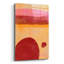  'Red Dot Series 3' by Laura Gibson Acrylic Glass Wall Art, 16" x 24"