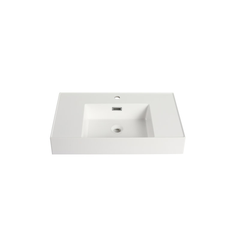 Bassin en résine pour meuble-lavabo