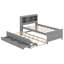 Lit plateforme simple avec tête de lit Sedona-2100715230