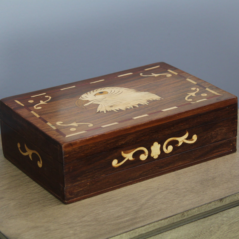 Amatury Wooden Decorative Trunk