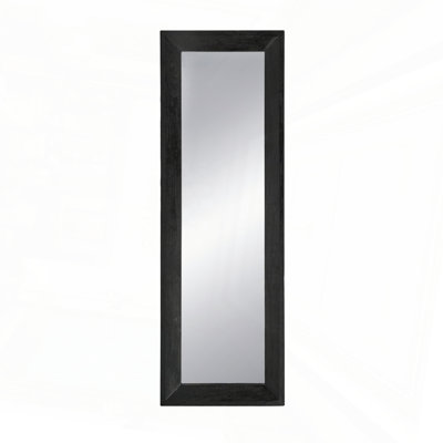 Miroir pleine grandeur, miroir de plancher noir