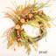 Couronne d'automne en forme de citrouille d'eucalyptus d'automne 24 po