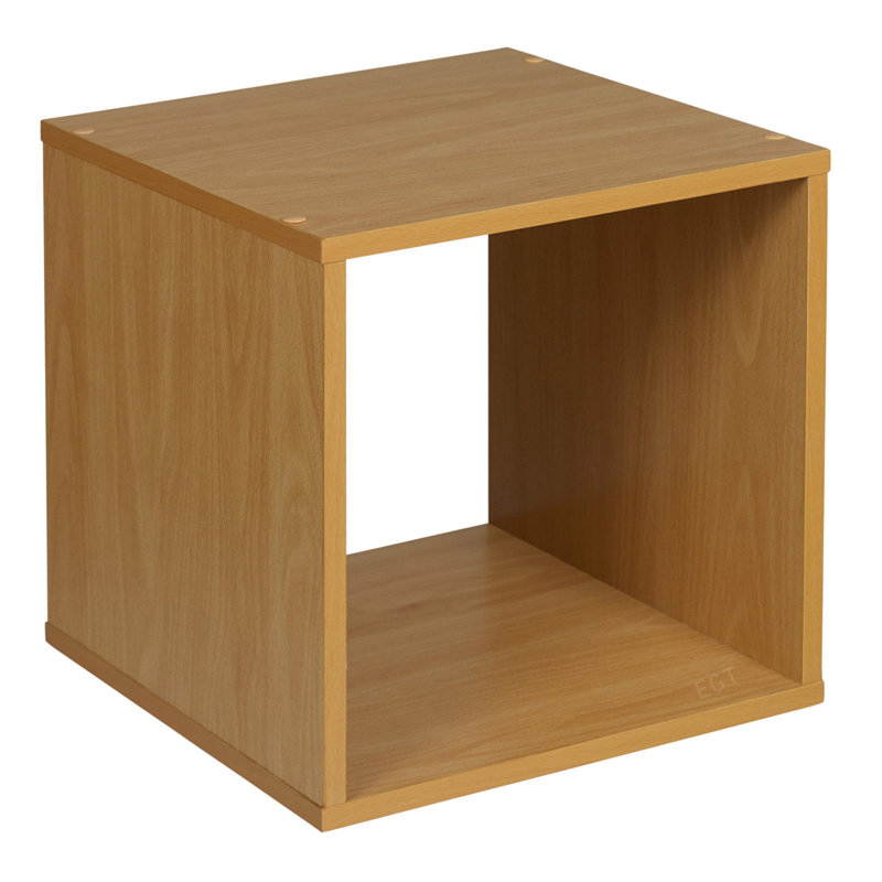 Jaylynn 26.5cm H x 30cm W Standard Bookcase, Beech