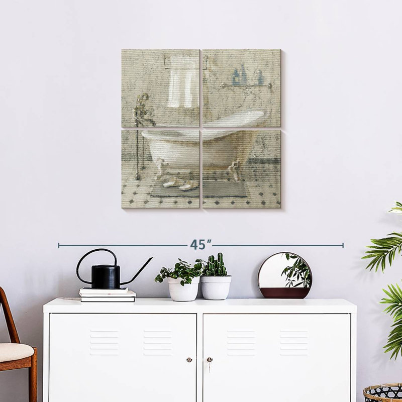 Lilie Victorian Bath II Neutral, 26" H x 26" W