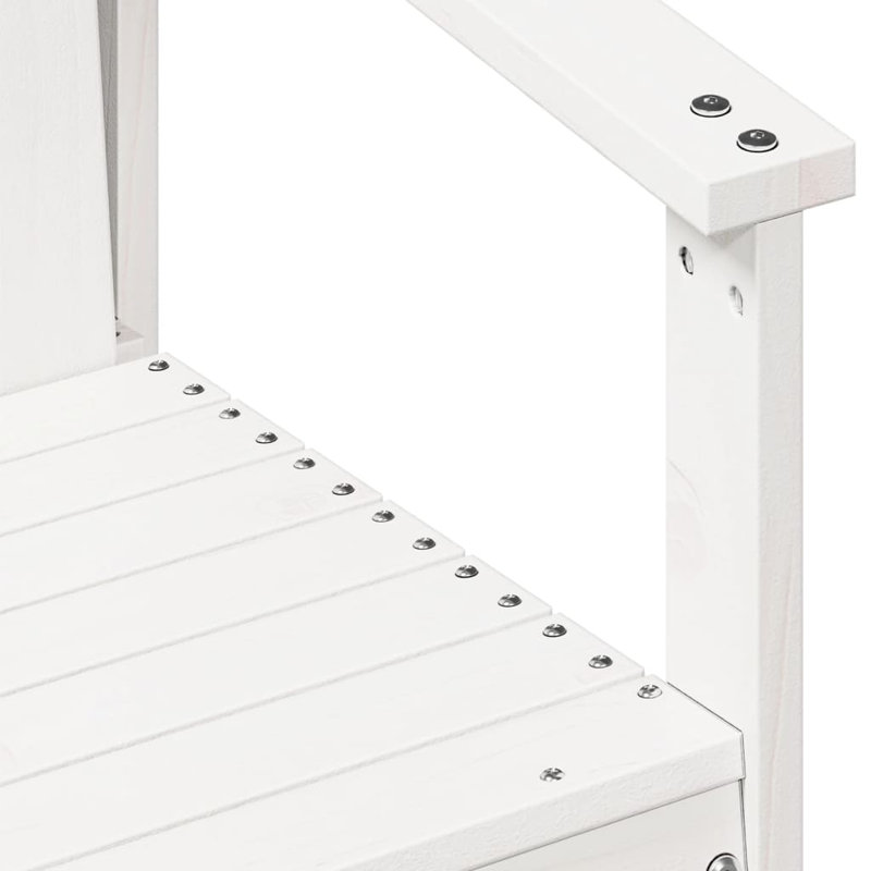 Anacleto Outdoor Garden Chair, White