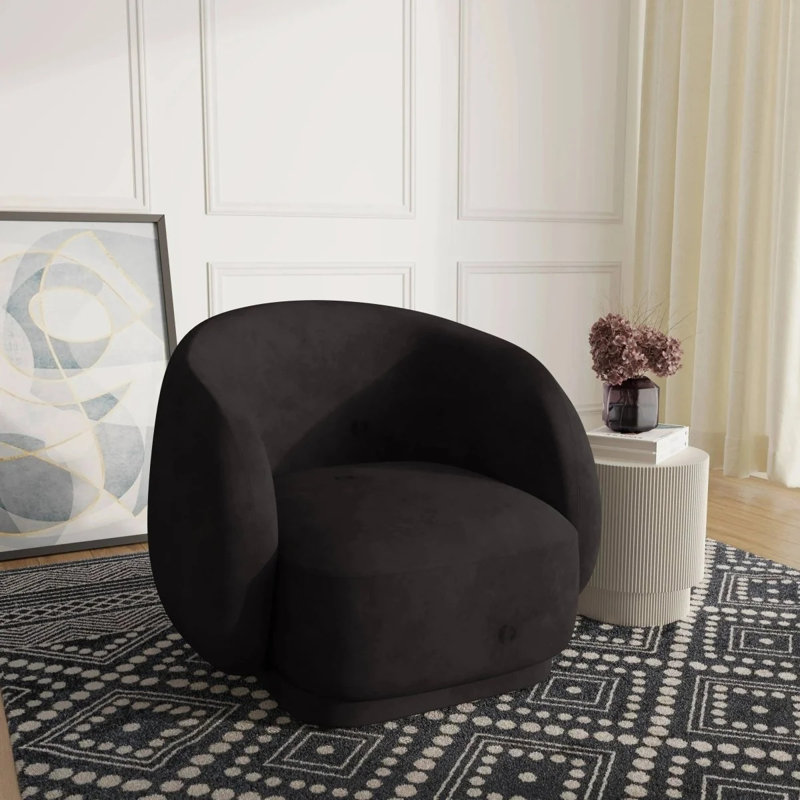 Fauteuil d'appoint Mercer41 Arnfried, Noir