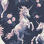 Murale fantaisie amovible à motif de licorne fantaisiste-91352658