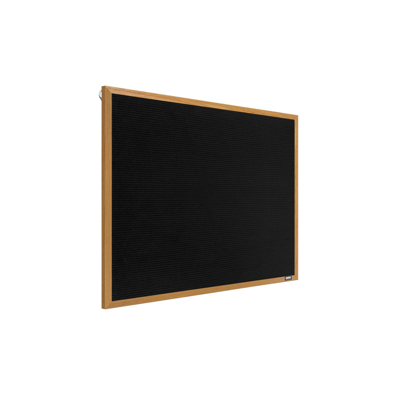AARCO No Felt Letter Board, Oak, 24" H x 30" W