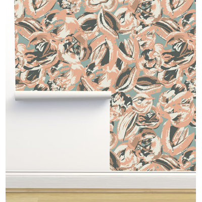 Rouleau de papier peint autocollant L 6 pi x l 24 po Monor Designs