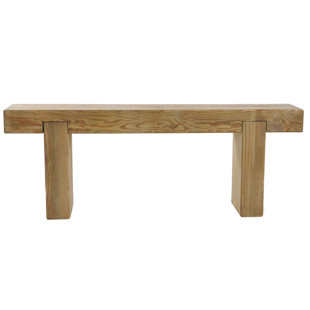 Solid Wood Pine Outdoor Bench